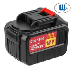 Аккумулятор WORTEX CBL 1860 18.0 В, 6.0 А/ч, Li-Ion ALL1 (18.0 В, 6.0 А/ч) (CBL18600029)