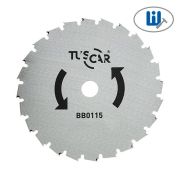 Нож для мотокосы TUSCAR BB0115, Professional, 225x20x2,0x24T, Forest-для кустореза